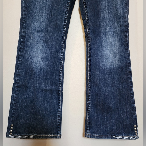 Cowgirl Tuff Co. Women's Western Riding Jeans - Chrome Gypsy 32/31 Bootcut - Picture 3 of 15